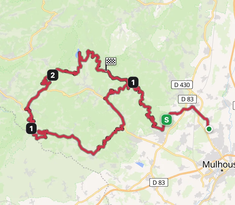 Tour de France 2026 Stage 14 route map