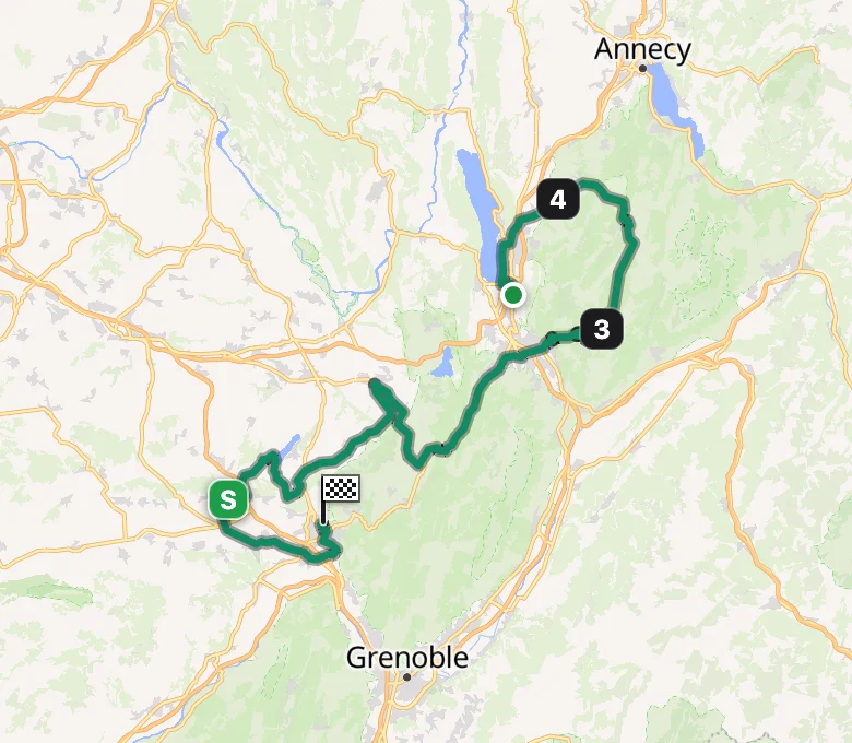 Tour de France 2026 Stage 17 route map