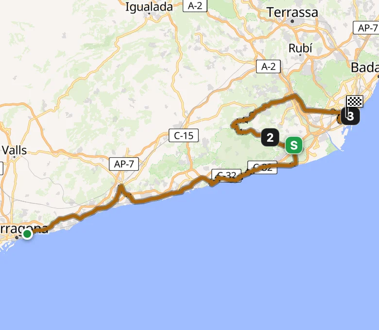 Tour de France 2026 Stage 2 route map