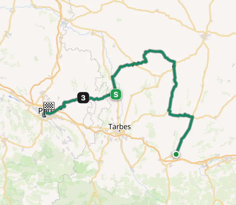 Tour de France 2026 Stage 5 route map