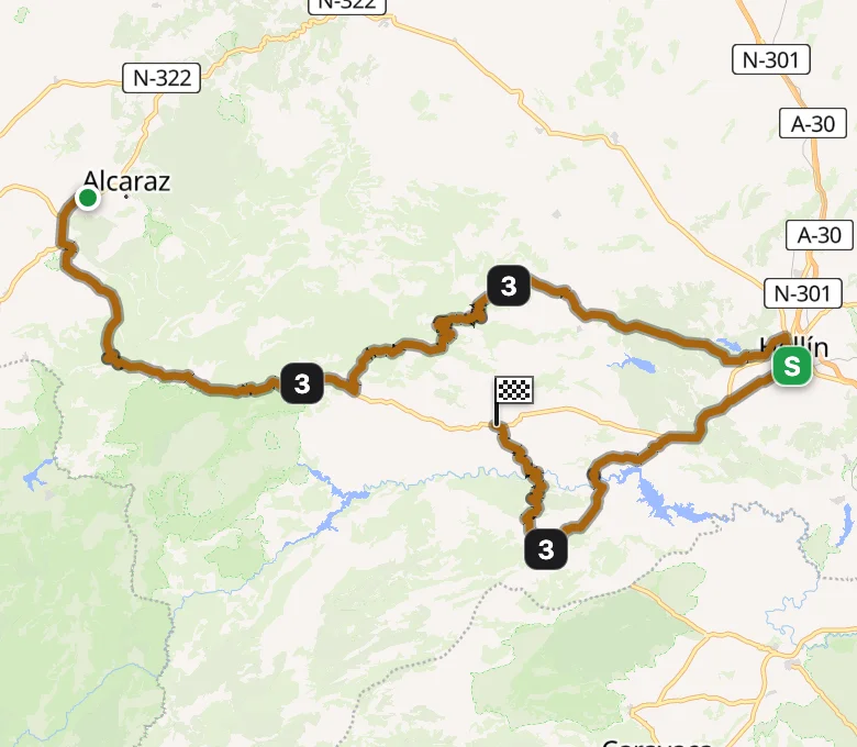 Vuelta a España 2026 Stage 10 route map