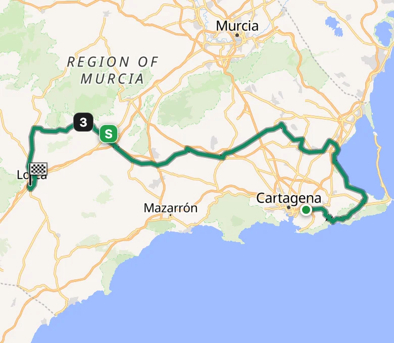 Vuelta a España 2026 Stage 11 route map