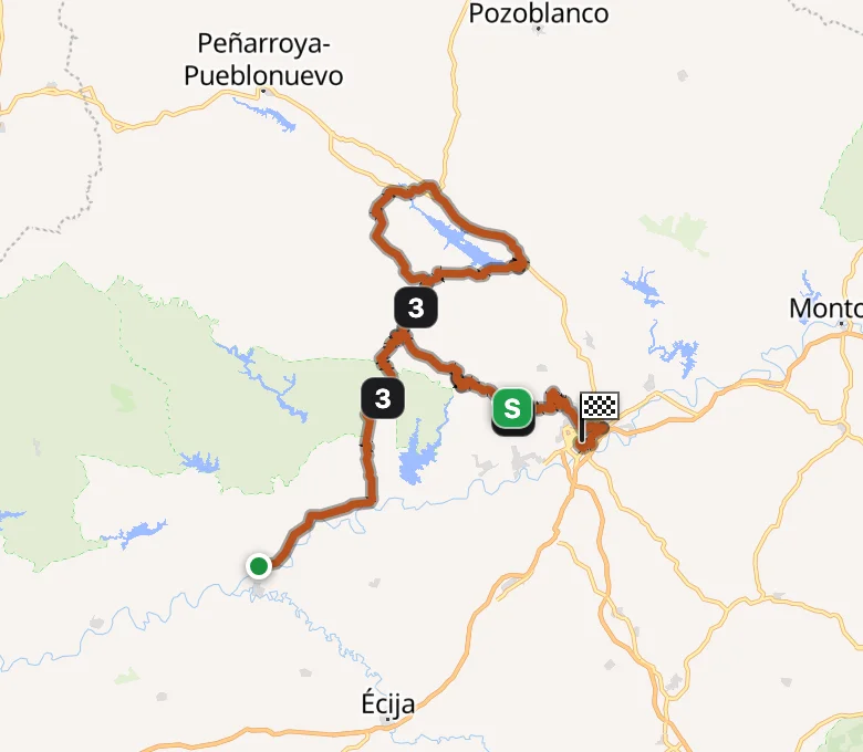 Vuelta a España 2026 Stage 15 route map