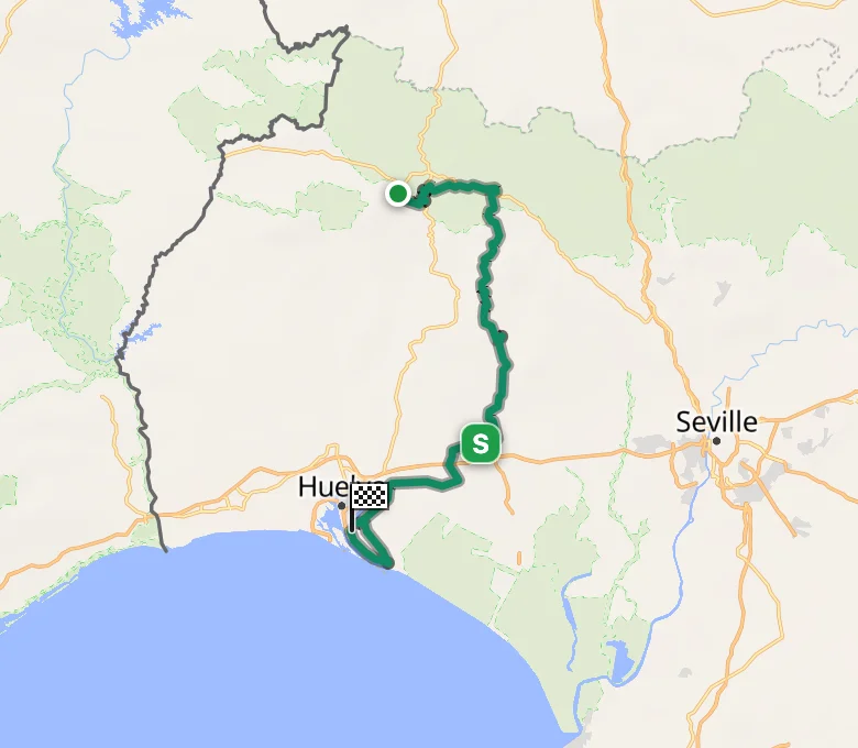 Vuelta a España 2026 Stage 16 route map