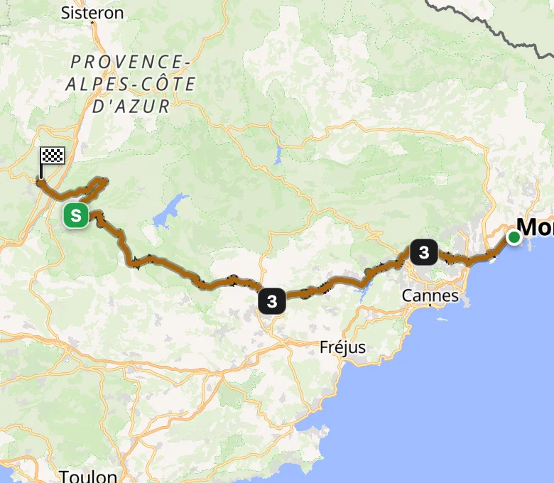 Vuelta a España 2026 Stage 2 route map