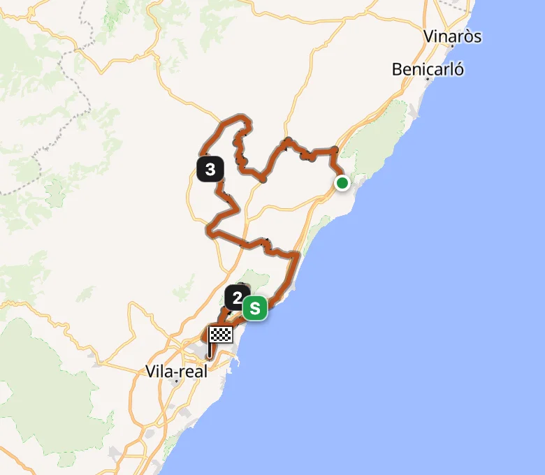 Vuelta a España 2026 Stage 6 route map