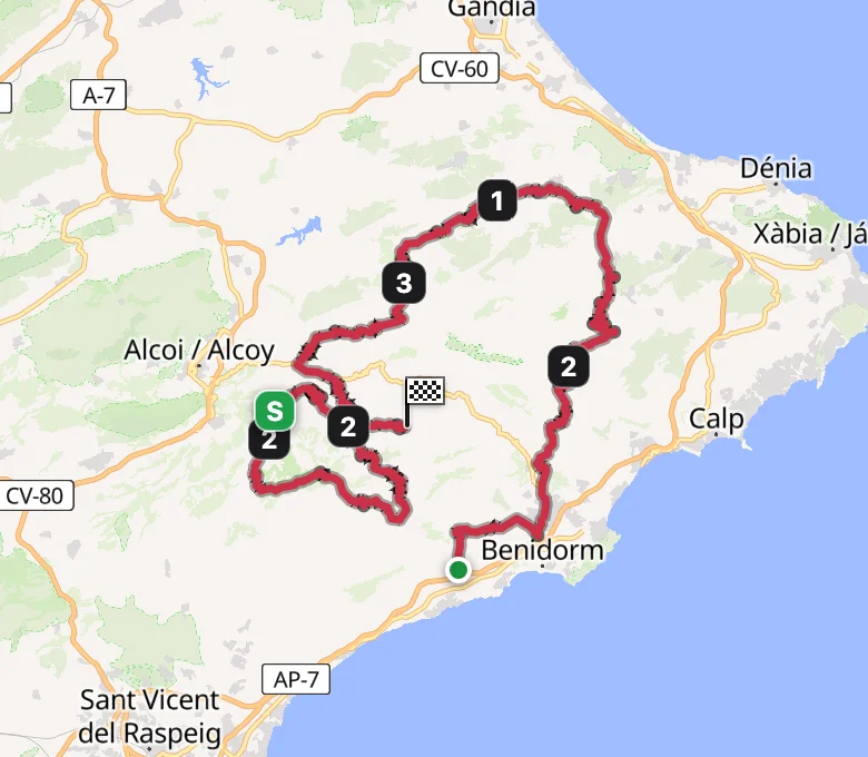 Vuelta a España 2026 Stage 9 route map